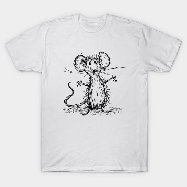 Adorable mouse T-Shirt by Salogwyn